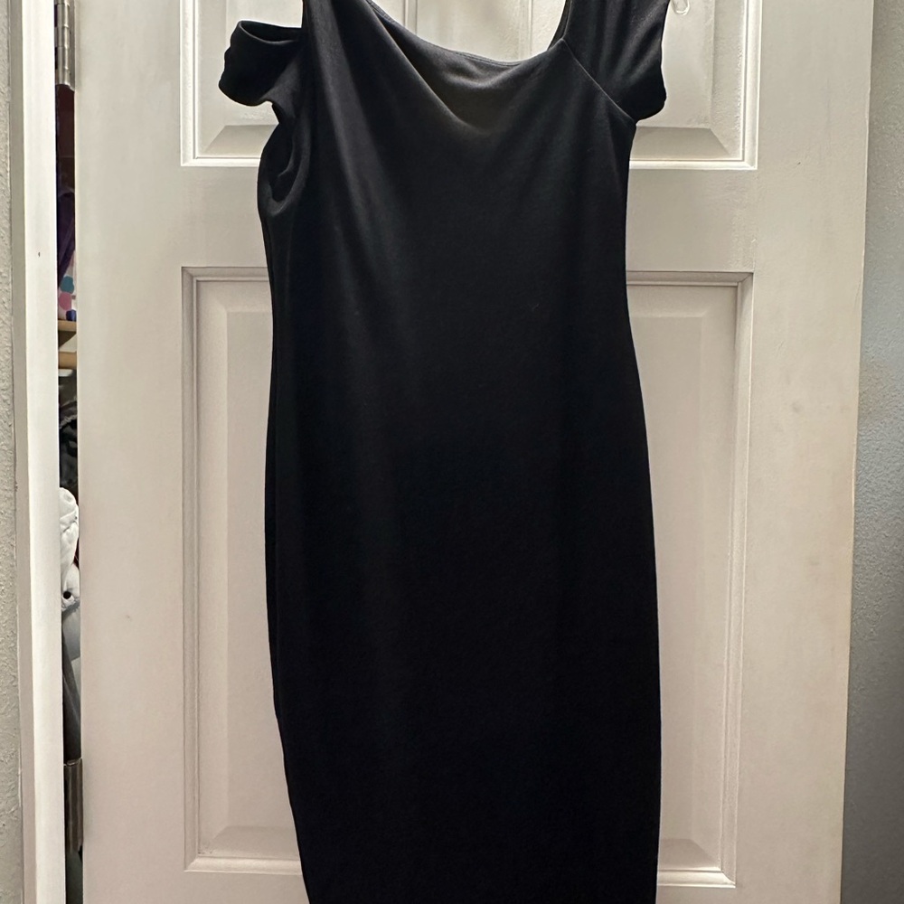 Bailey 44 Black Asymmetrical Dress